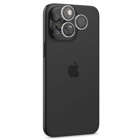iPhone 16 Pro / 16 Pro Max / 15 Pro / 15 Pro Max / 14 Pro / 14 Pro Max Spigen EZ Fit. tR Optik Pro Kameralinsebeskyttelse - 2 Stk - Gjennomsiktig