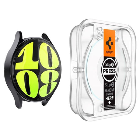 Samsung Galaxy Watch 7 (40mm) Spigen EZ Fit GLAS.tR Skjermbeskytter - 2 Stk. - Gjennomsiktig