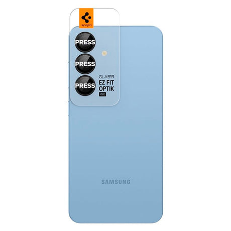 Samsung Galaxy S25 Spigen EZ Fit Optik Pro Kameralinsebeskyttelsesglass - 2 stk - Svart