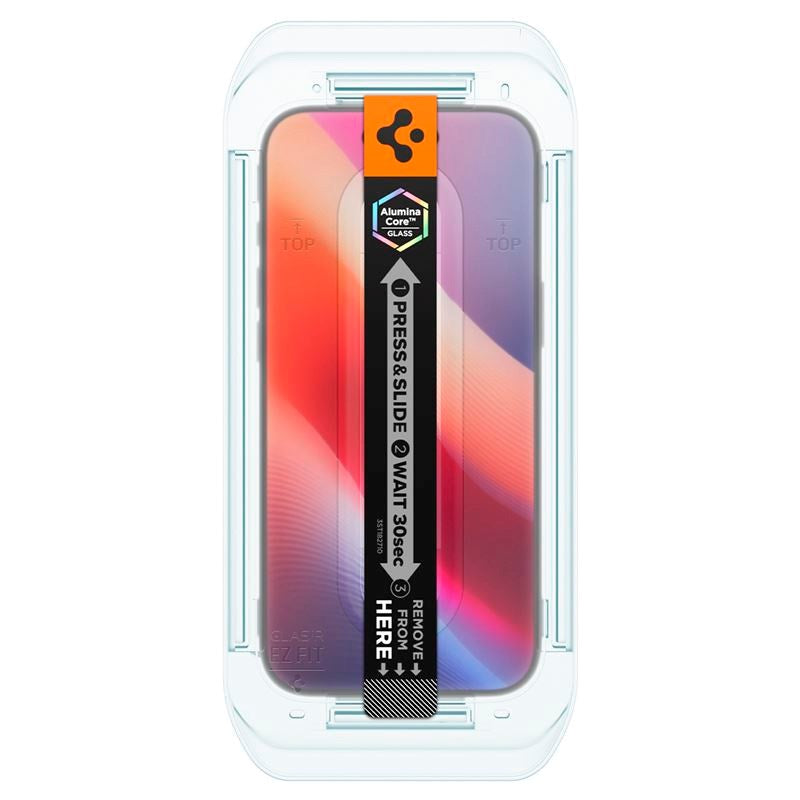 iPhone Air Spigen Glass tR EZ Fit Pro HD Skjermbeskyttelsesglass - Gjennomsiktig