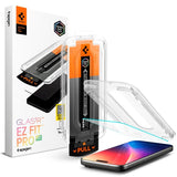 iPhone 17 / 17 Pro / 16 Pro Spigen Glass tR EZ Fit Pro HD Skjermbeskyttelsesglass - Gjennomsiktig