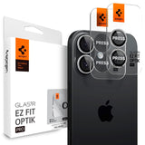 iPhone 17 Spigen Glass tR EZ Fit Optik Pro Kameralinsebeskyttelsesglass - 2 stk - Sølv
