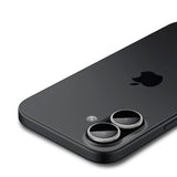 iPhone 17 Spigen Glass tR EZ Fit Optik Pro Kameralinsebeskyttelsesglass - 2 stk - Sølv