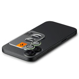 iPhone 17 Spigen Glass tR EZ Fit Optik Pro Kameralinsebeskyttelsesglass - 2 stk - Grønn