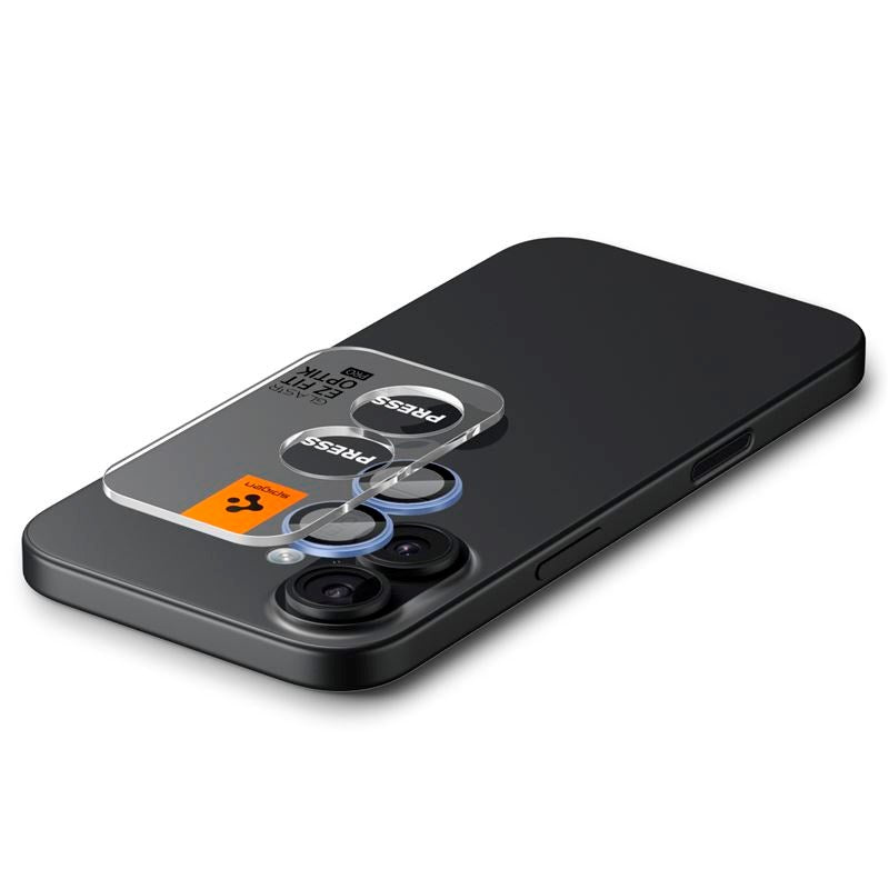 iPhone 17 Spigen Glass tR EZ Fit Optik Pro Kameralinsebeskyttelsesglass - 2 stk - Blå