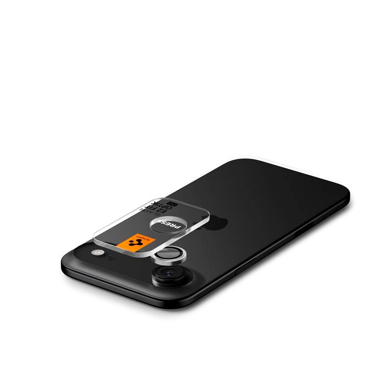 iPhone Air Spigen Glass tR EZ Fit Optik Pro Kameralinsebeskyttelsesglass - 2 stk - Sølv
