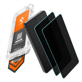 Samsung Galaxy S26+ (Plus) Spigen Glass tR EZ Fit Pro HD Skjermbeskyttelsesglass - Privacy Funksjon - 2 stk - Gjennomsiktig