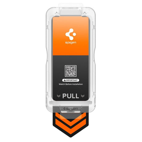 Samsung Galaxy S26 Spigen Glass tR EZ Fit Pro HD Skjermbeskyttelsesglass - Privacy Funksjon - 2 stk - Gjennomsiktig