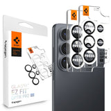 Samsung Galaxy S26 Spigen Glass tR EZ Fit Optik Pro Kameralinsebeskyttelsesglass - 2 stk - Svart