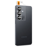 Samsung Galaxy S26 Spigen Glass tR EZ Fit Optik Pro Kameralinsebeskyttelsesglass - 2 stk - Svart