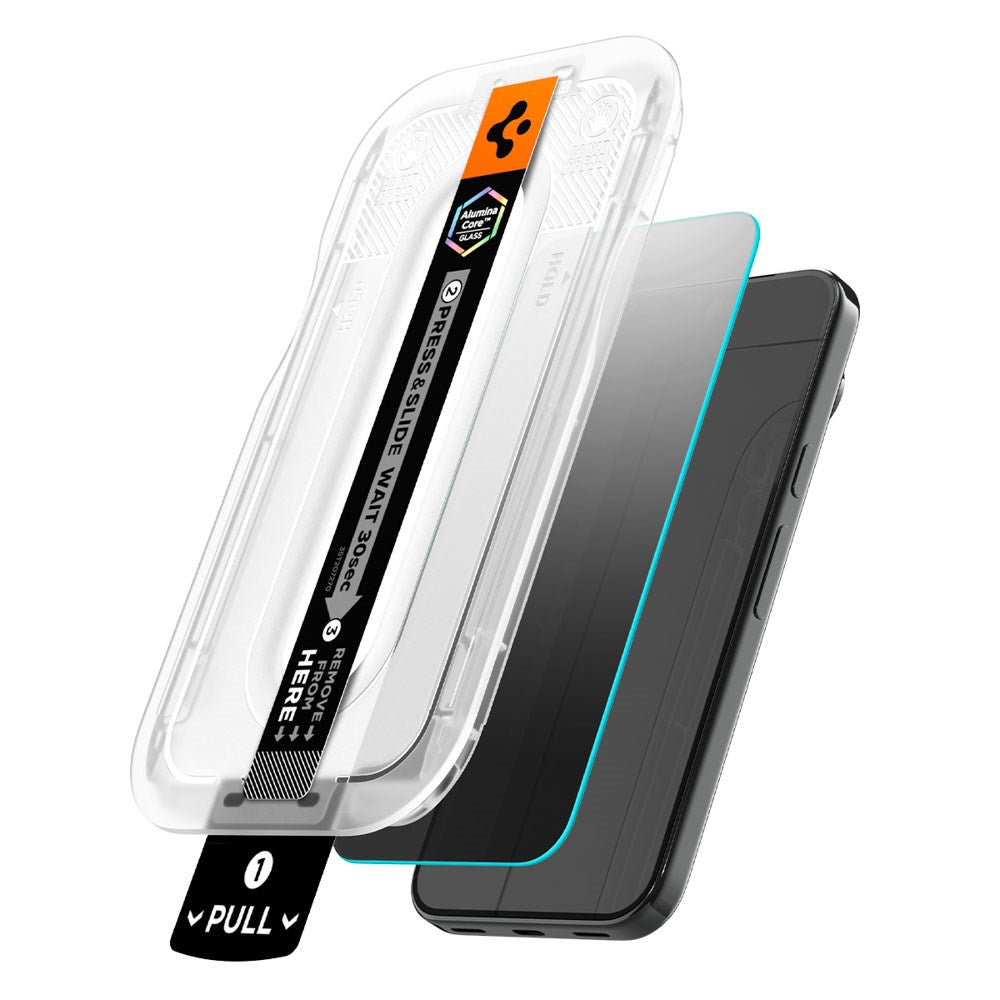 Google Pixel 11 Pro / 10 Pro / 9 Pro / 9 Spigen Glass tR EZ Fit Pro Privacy Beskyttelsesglass - 2 stk - Gjennomsiktig