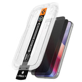 iPhone 18 Pro Max / 17 Pro Max Spigen Glass tR EZ Fit Pro HD Privacy Beskyttelsesglass - 2 stk - Gjennomsiktig