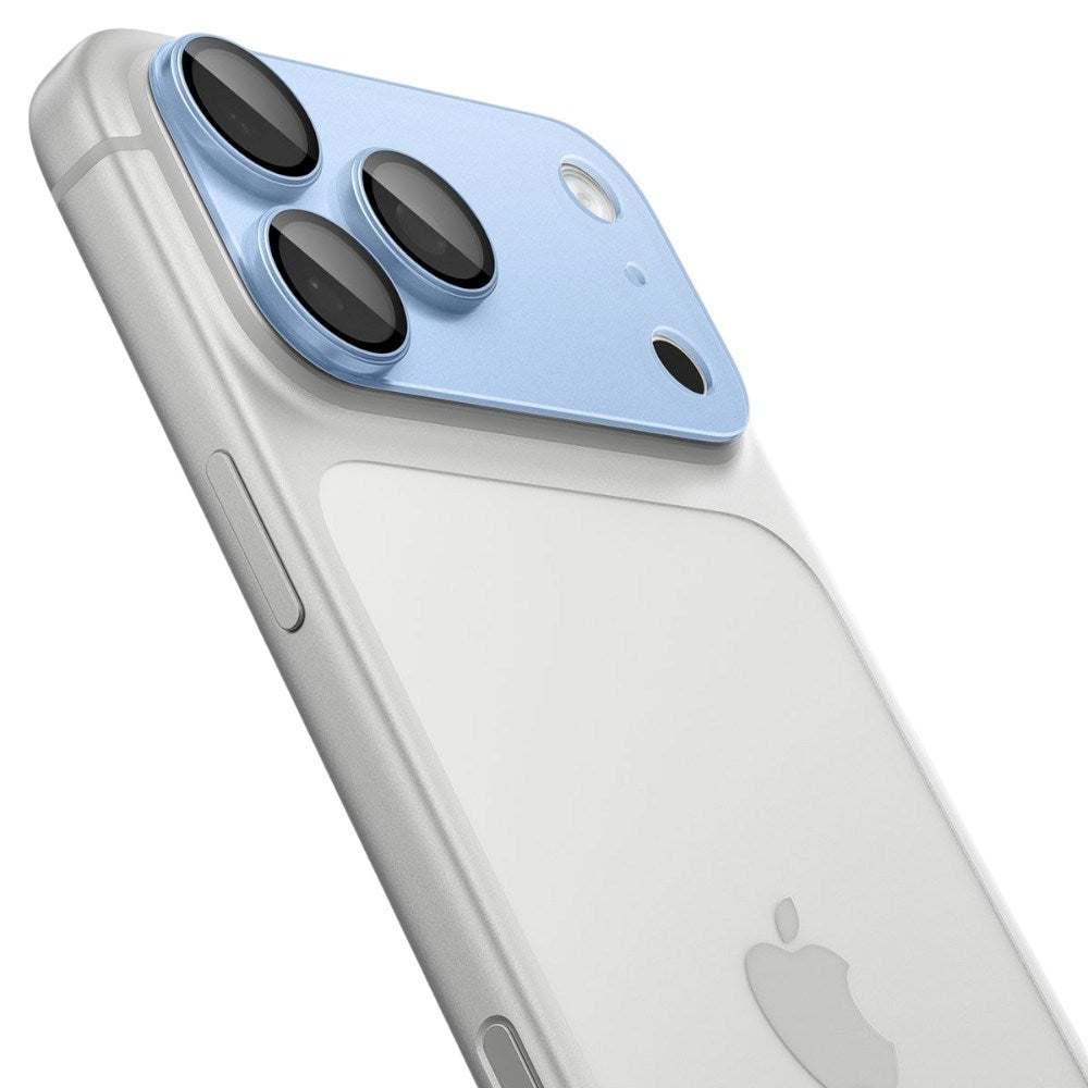iPhone 18 Pro / 17 Pro Spigen Glass tR EZ Fit Optik Pro XL Kameralinsebeskyttelse - Blå