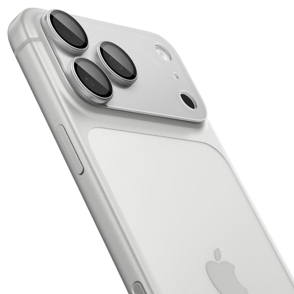 iPhone 18 Pro / 17 Pro Spigen Glass tR EZ Fit Optik Pro XL Kameralinsebeskyttelse - Sølv