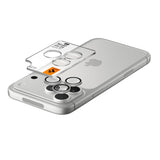 iPhone 18 Pro / 18 Pro Max Spigen Glass tR EZ Fit Optik Pro Kameralinsebeskyttelse - 2 stk - Sølv
