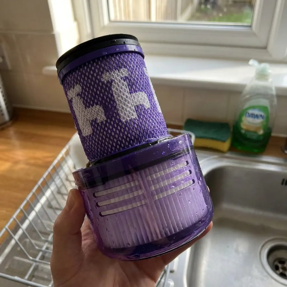 Dyson V12 Detect Slim Støvsugerfilter - Lilla