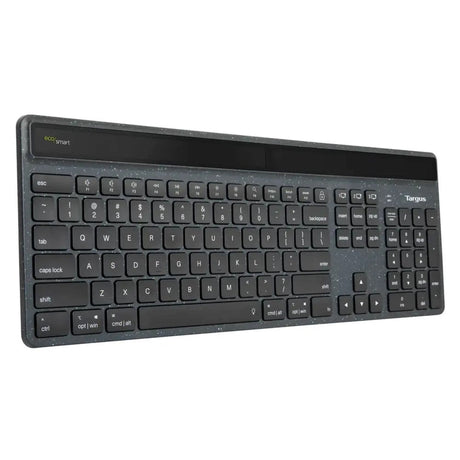 Targus EcoSmart Trådløst Bluetooth Tastatur (Apple, Android, Windows) - Nordisk - Svart