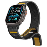 Apple Watch (44/SE/45/46/49mm) Spigen Athlex Air Active Nylon Rem – Svart