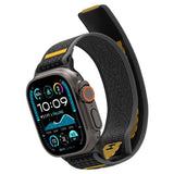 Apple Watch (44/SE/45/46/49mm) Spigen Athlex Air Active Nylon Rem – Svart