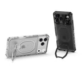 iPhone 17 Pro Max ITSKINS Hybrid Vapor Stand Deksel - MagSafe Kompatibel - Gjennomsiktig