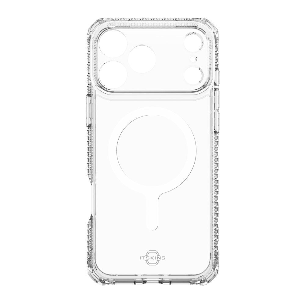 iPhone 17 Pro Max ITSKINS Hybrid MagClear Deksel - MagSafe Kompatibel - Gjennomsiktig
