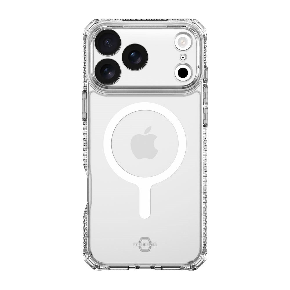 iPhone 17 Pro Max ITSKINS Hybrid MagClear Deksel - MagSafe Kompatibel - Gjennomsiktig