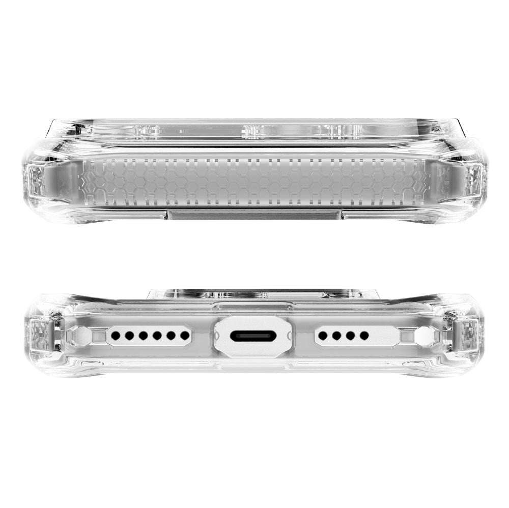 iPhone 17 Pro Max ITSKINS Hybrid MagClear Deksel - MagSafe Kompatibel - Gjennomsiktig