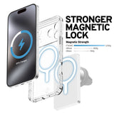 iPhone 17 Pro ITSKINS Hybrid MagClear Deksel - MagSafe Kompatibel - Gjennomsiktig