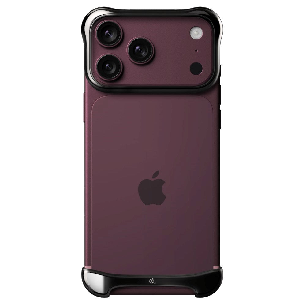 iPhone 18 Pro Max Arc Pulse Titanium Bumper Deksel - Onyx Black