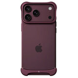 iPhone 18 Pro Arc Pulse Aluminum Bumper Deksel - Matte Dark Red