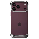 iPhone 18 Pro Max Arc Pulse Aluminum Bumper Deksel - Silver