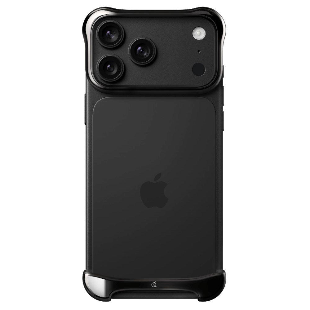 iPhone 18 Pro Max Arc Pulse Titanium Bumper Deksel - Onyx Black