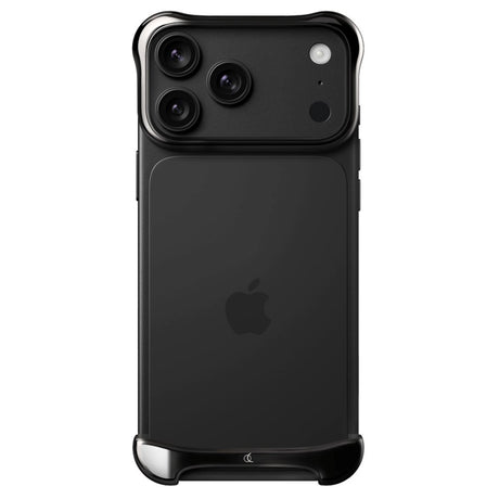 iPhone 18 Pro Max Arc Pulse Titanium Bumper Deksel - Onyx Black