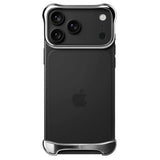 iPhone 18 Pro Max Arc Pulse Aluminum Bumper Deksel - Silver