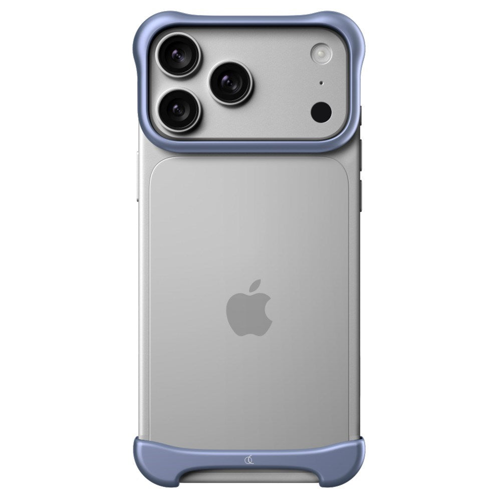 iPhone 18 Pro Max Arc Pulse Aluminum Bumper Deksel - Matte Light Blue