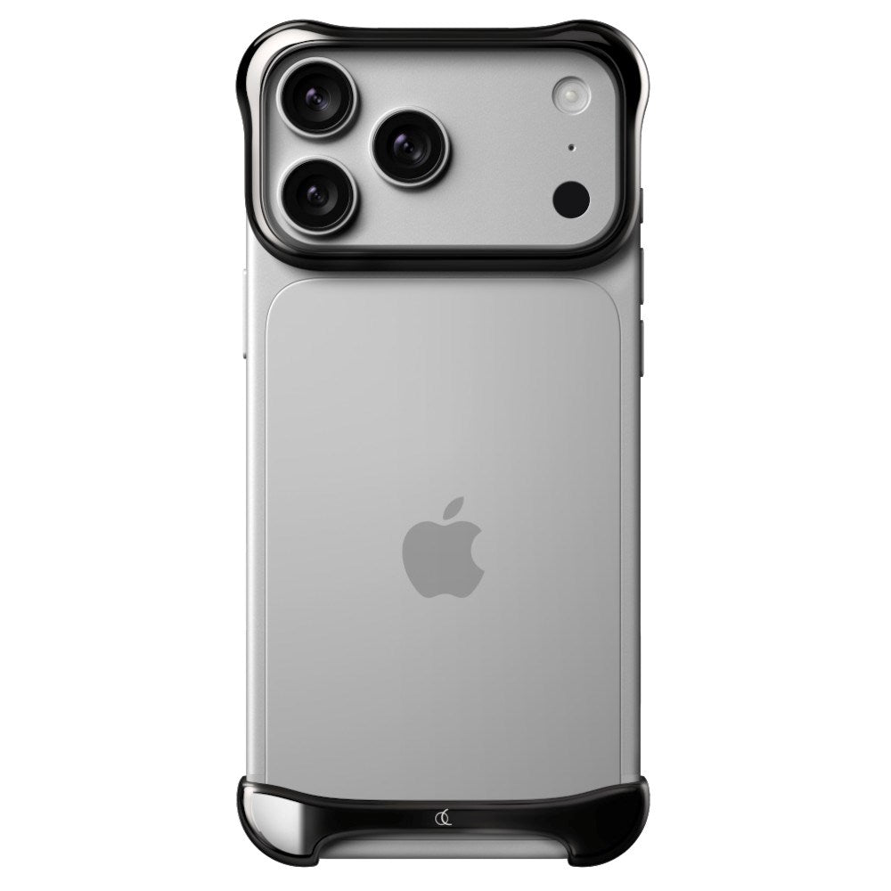 iPhone 18 Pro Arc Pulse Titanium Bumper Deksel - Onyx Black