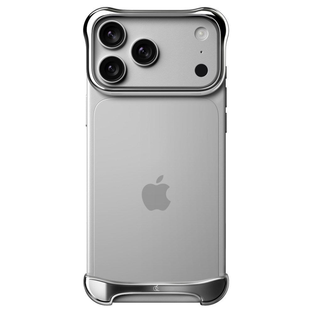 iPhone 18 Pro Arc Pulse Aluminum Bumper Deksel - Silver