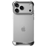 iPhone 18 Pro Max Arc Pulse Aluminum Bumper Deksel - Silver