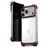 iPhone 18 Pro Arc Pulse Aluminum Bumper Deksel - Matte Dark Red