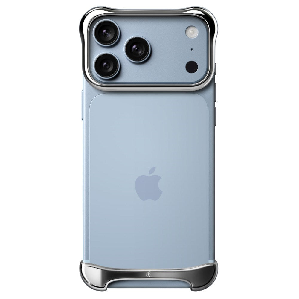 iPhone 18 Pro Arc Pulse Aluminum Bumper Deksel - Silver