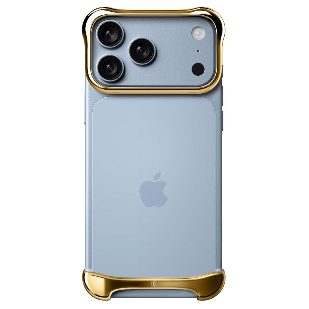iPhone 18 Pro Arc Pulse Aluminum Bumper Deksel - Gold