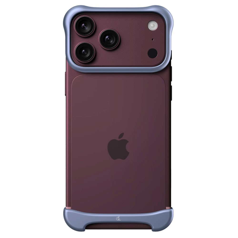 iPhone 18 Pro Max Arc Pulse Aluminum Bumper Deksel - Matte Light Blue
