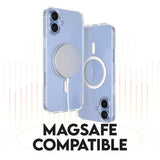 CARE By PanzerGlass iPhone 16 Plus 3-i-1 FLAGSHIP MagSafe Bundle - Skjermbeskyttelse (UWF) / Deksel / Kamerabeskyttelse - Gjennomsiktig / Hvit