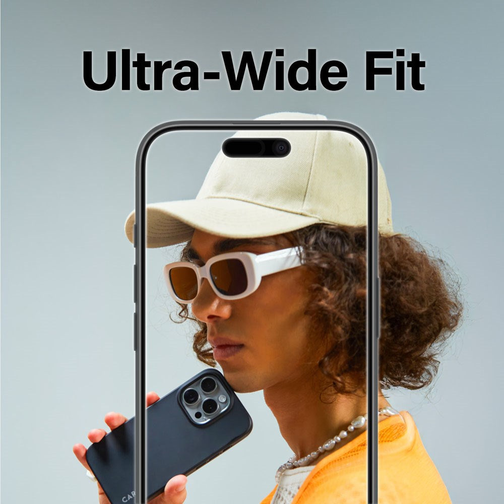 CARE By PanzerGlass iPhone 16 Plus 3-i-1 FLAGSHIP Bundle - Skjermbeskyttelse (UWF) / Deksel / Kamerabeskyttelse - Gjennomsiktig