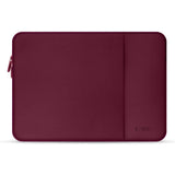 Tech-Protect MacBook / Laptop Neopren  Sleeve 13" (33.5 x 22.5 cm) med Ekstra Lomme - Burgund
