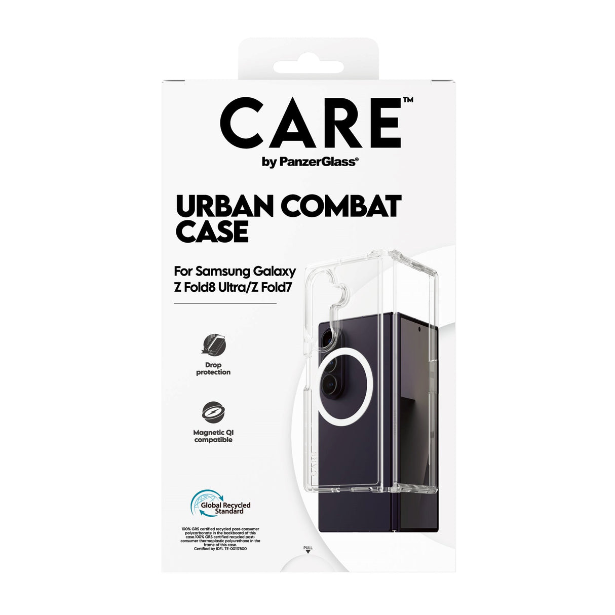CARE™ by PanzerGlass® Samsung Galaxy Z Fold8 Ultra / Z Fold 7 Urban Combat Case - Transparent