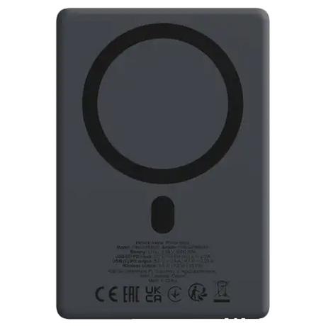 Canyon OnPower 500 5000 mAh PowerBank - MagSafe Kompatibel - Svart