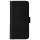 iPhone 16 Pro Max dbramante1928 Copenhagen Ekte Skinn Deksel m. Lommebok - Black