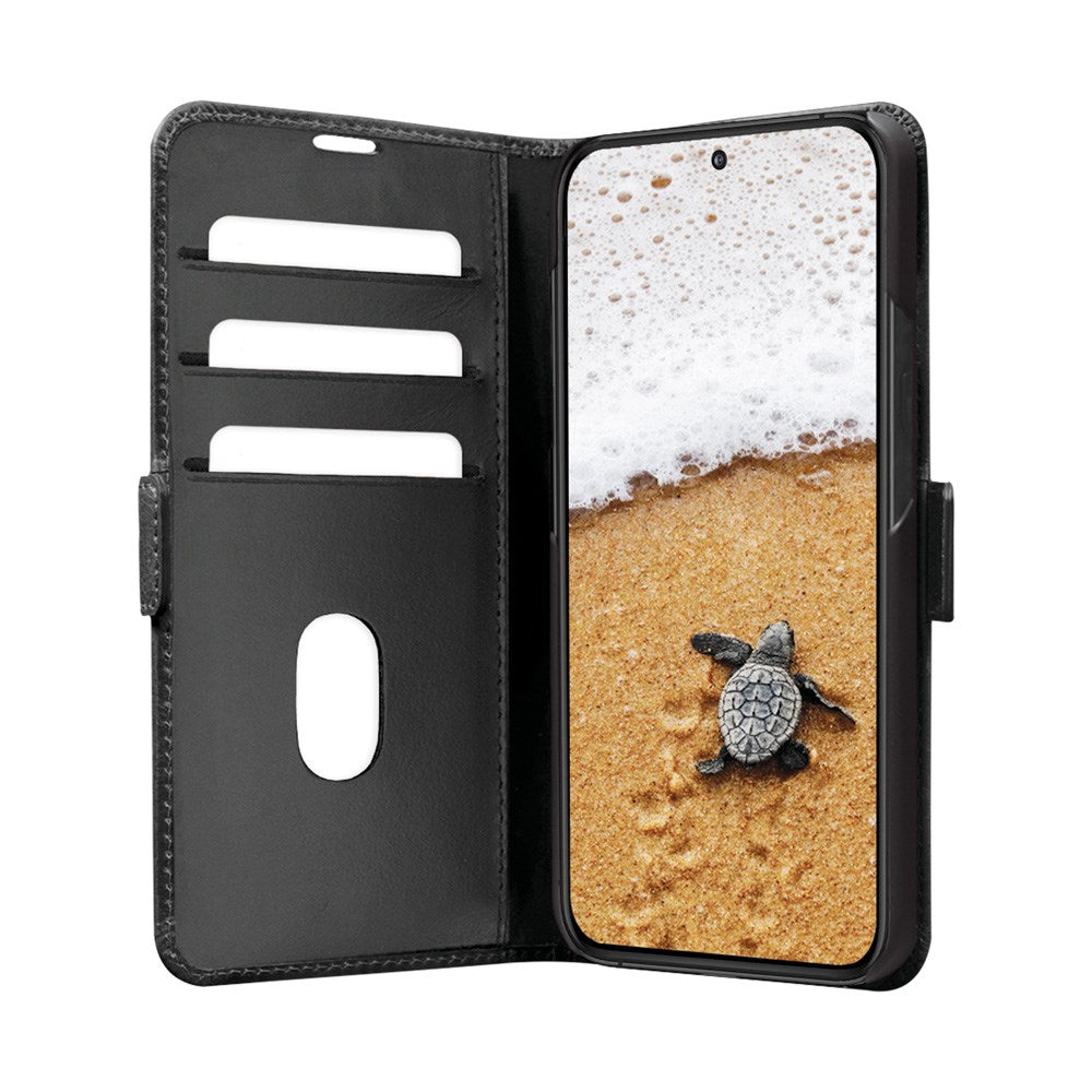 Samsung Galaxy S25 dbramante1928 Copenhagen Slim Ekte Skinn Deksel m. Lommebok - Black