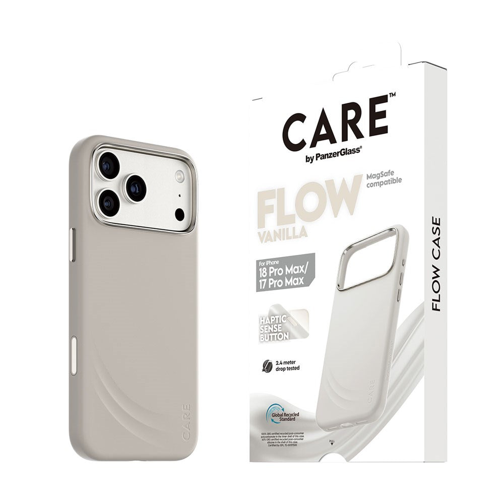 iPhone 18 Pro Max  / 17 Pro Max CARE by PanzerGlass Feature Flow Deksel - MagSafe Kompatibel - Vanilla